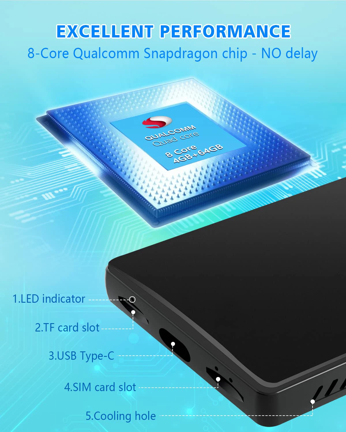 Беспроводной Android, авто Android, CarPlay ai box 4 + 64 ГБ с 4G,Youtube,Android Box, мультимедийный плеер, добавление в интеллектуальную автомобильную систему (art.: 3920bb0e69f85) - 3920bb0e69f85
