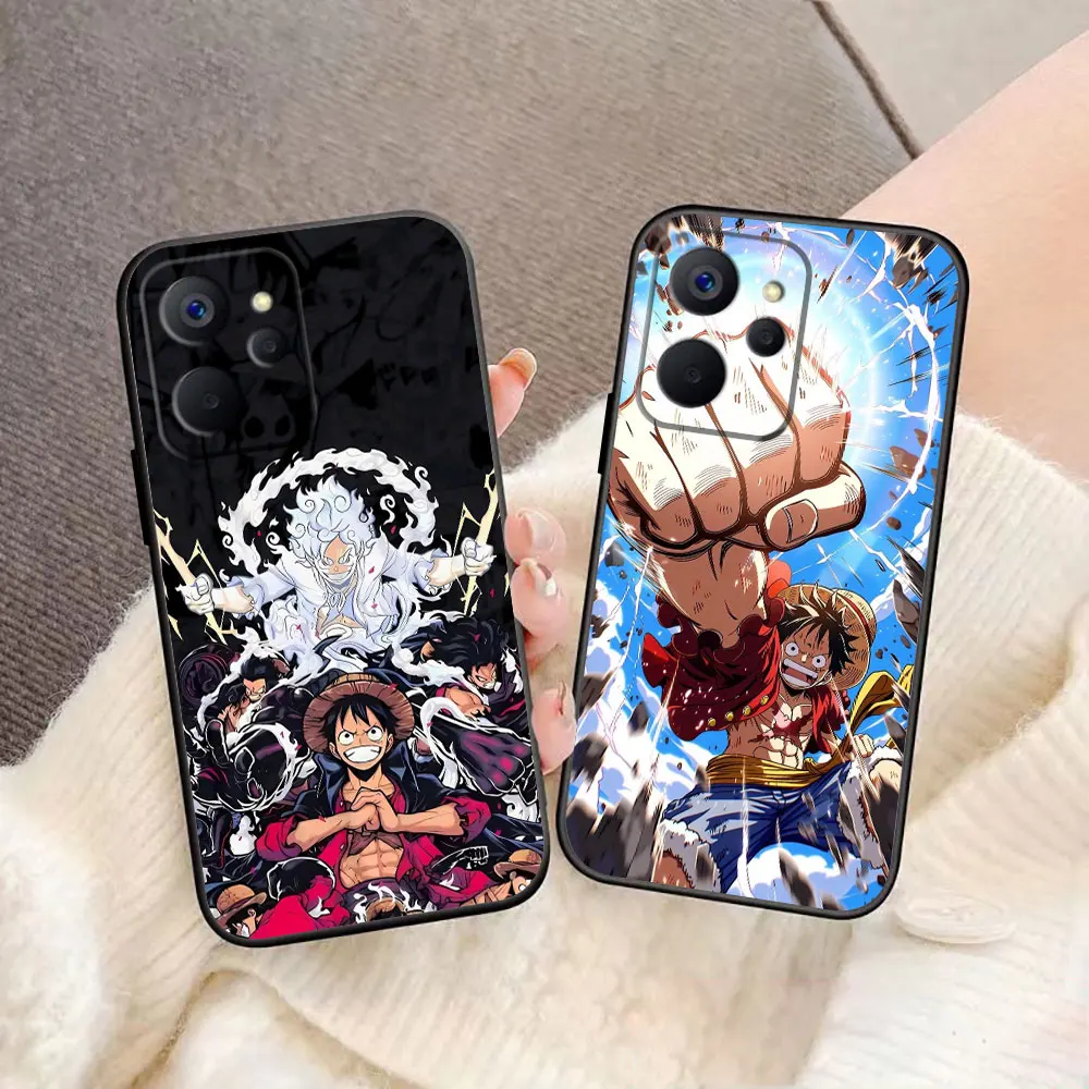 Фото Чехол для телефона One Piece Luffy's Gear 5 для OPPO Realme 16 15 15T 14 13 12 11 10 9 9I 8 8I 7 7I Pro Plus, DIY чехол-накладка №2