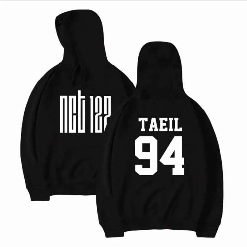 

Kpop NCT U 127 hoodies Women Men Idol Group Album Streetwear Hip Hop hoodie sweatshirt Member Name Printed Jacket coat clothes