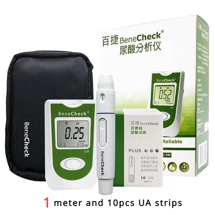 BeneCheck — автоматический прибор для измерения мочевой кислоты тестовая бумага и