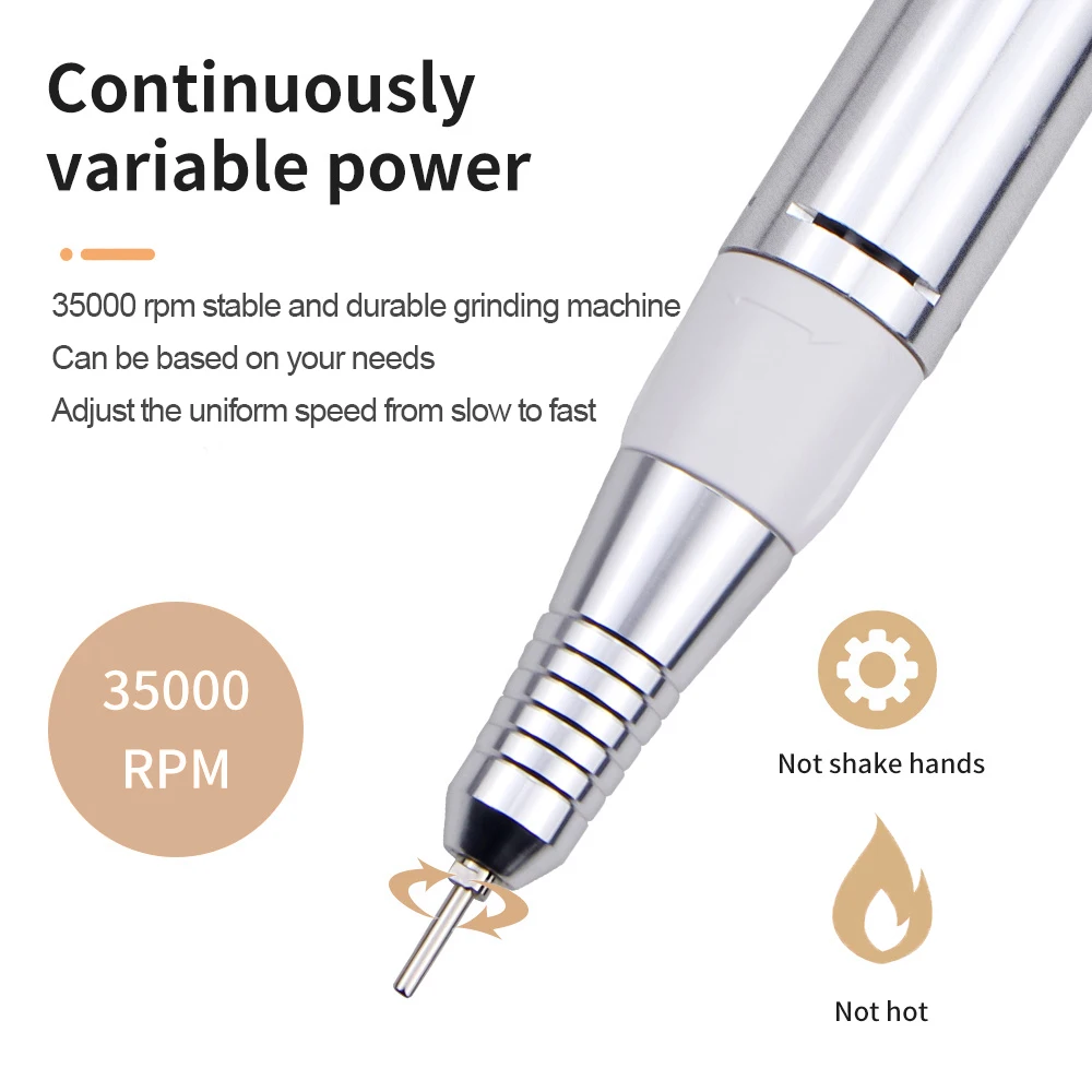 Аппарат для маникюра и педикюра 35000 об./мин. 4 цвета на выбор