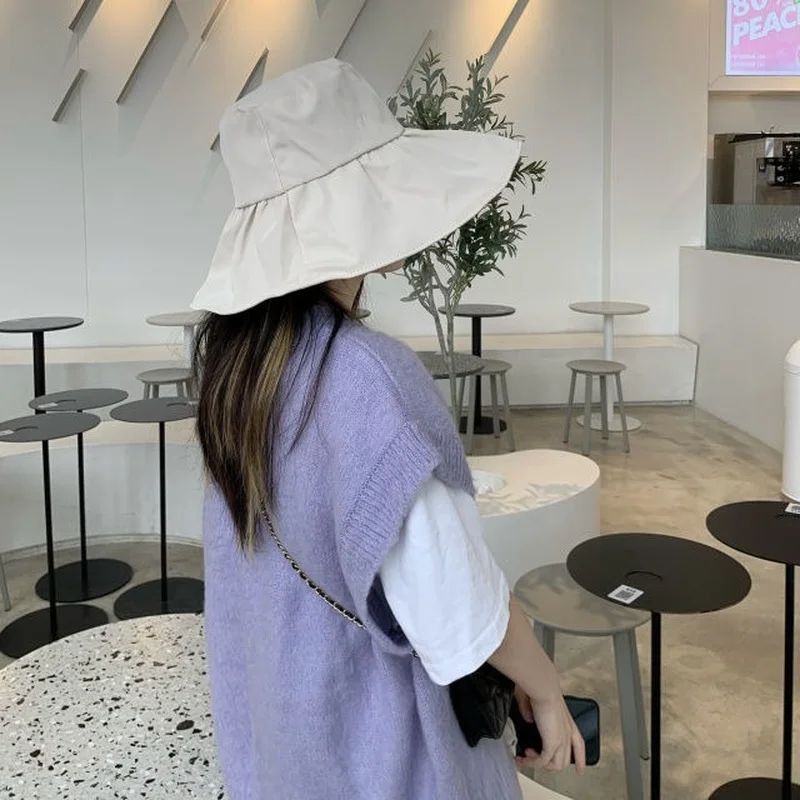 Женские солнцезащитные шляпы в японском стиле нежные чистые милые повседневные