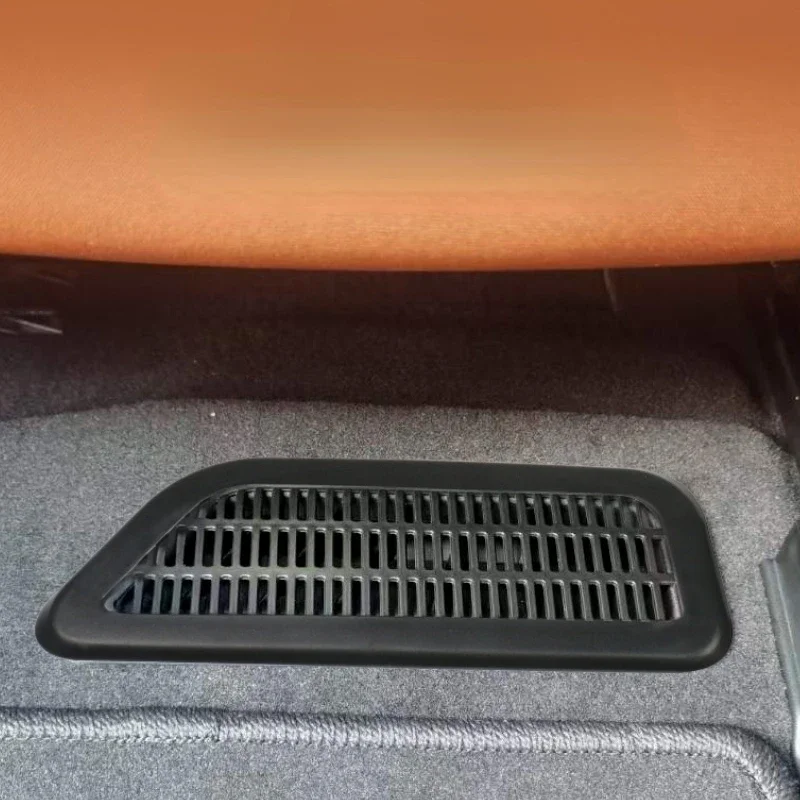 

Черная крышка для автомобильного сиденья под кондиционер LiXiang L7 2023 ABS, пылезащитная заглушка для вентиляционного отверстия, стикер для отделки, автомобильные аксессуары