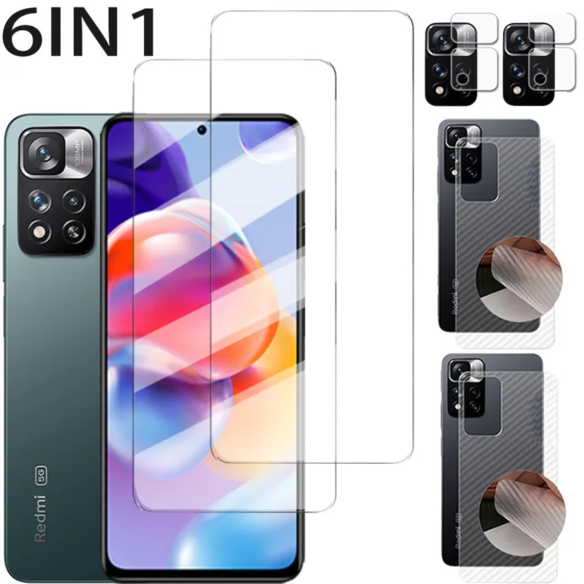 1 ~ 2 Стекло Redmi Note 11 Pro + Xiaomi Plus Защитное стекло 11T 12 пленка 11S для экрана Redmi-Note-11-Pro