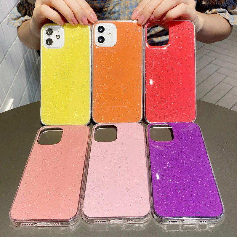 

Силиконовый чехол Own - soft из ТПУ для iPhone, совместим с моделями 11, 12 Pro max, x, XR, XS max, 7, 8 plus, Se 2020, кислотный цвет,