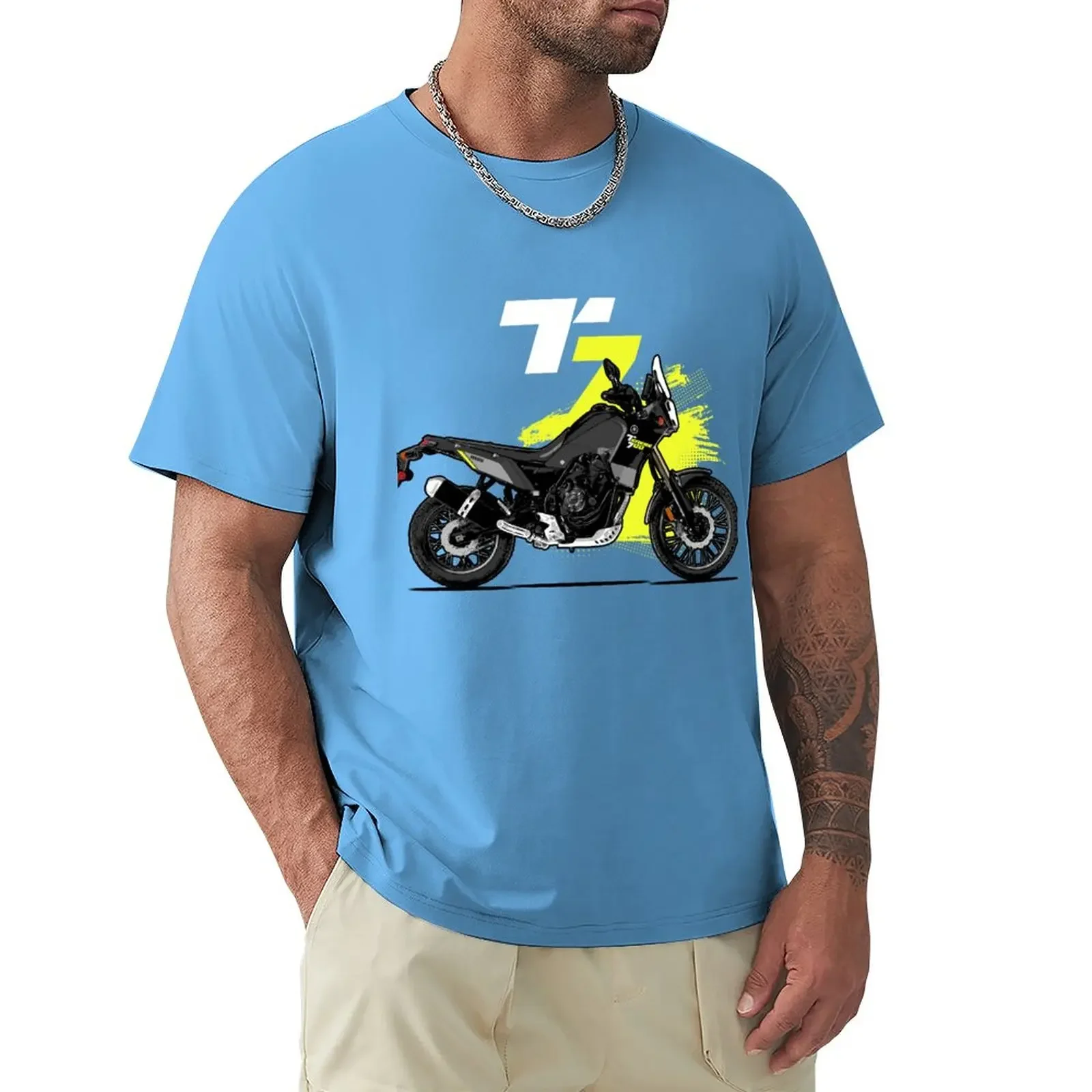 Летние винтажные футболки большого размера с графическим рисунком мужские новые