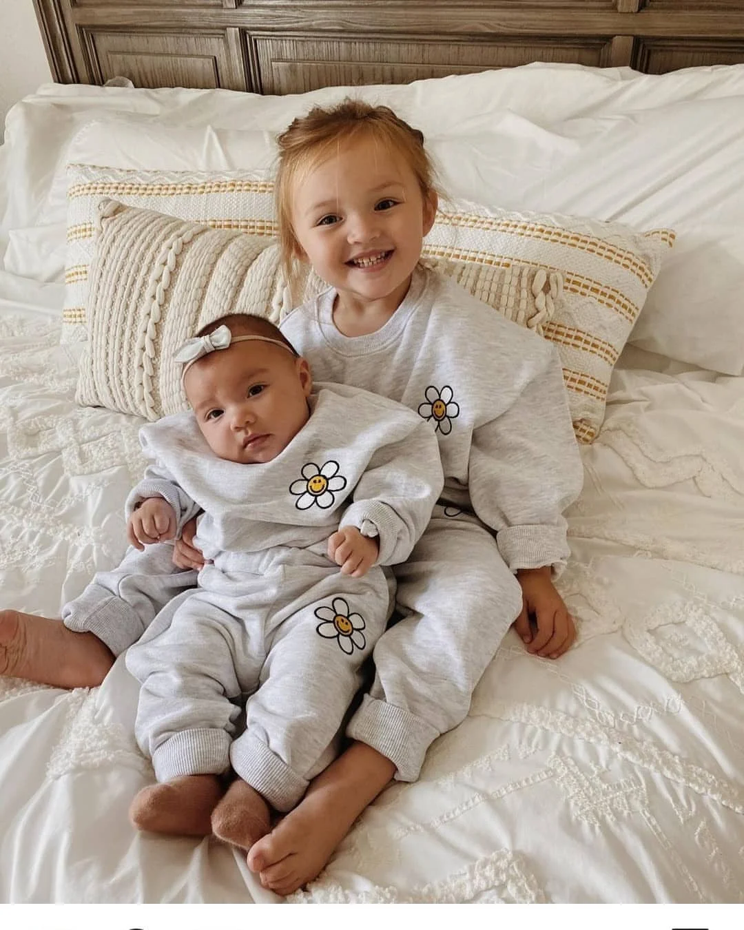 Infant Clothing for Baby Girls Clothes Sets Autumn Winter Newborn Baby Boys Floral Sweatshirt + Pants 2pcs Baby Designer Clothes