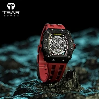2022 tsar bomba men watch carbon fiber rubber strap top brand mechanical automatic watch luxury classic trend watch for men