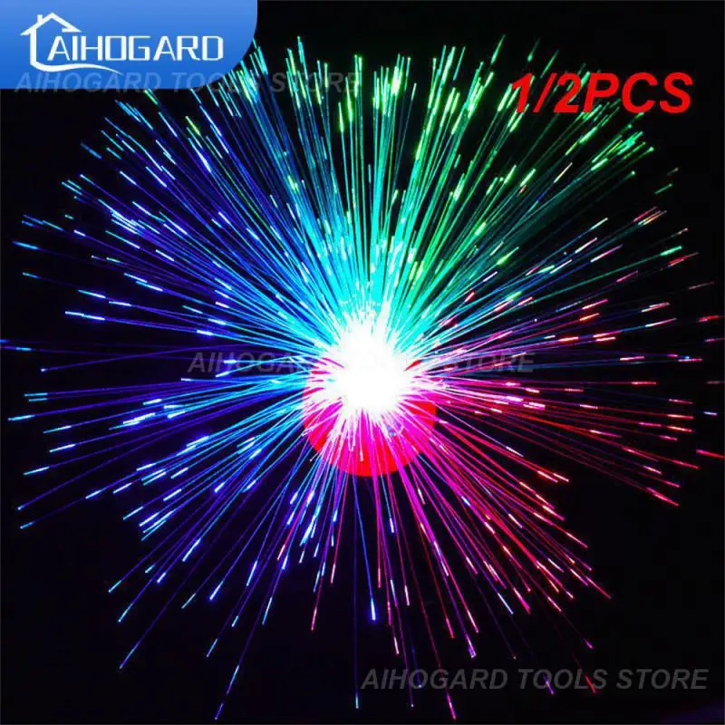 

1/2PCS Colored LED Fiber Optic Light Night Lamp Holiday Christmas Wedding Decoration Stars Shine In The Dark Kids Toys Nighting
