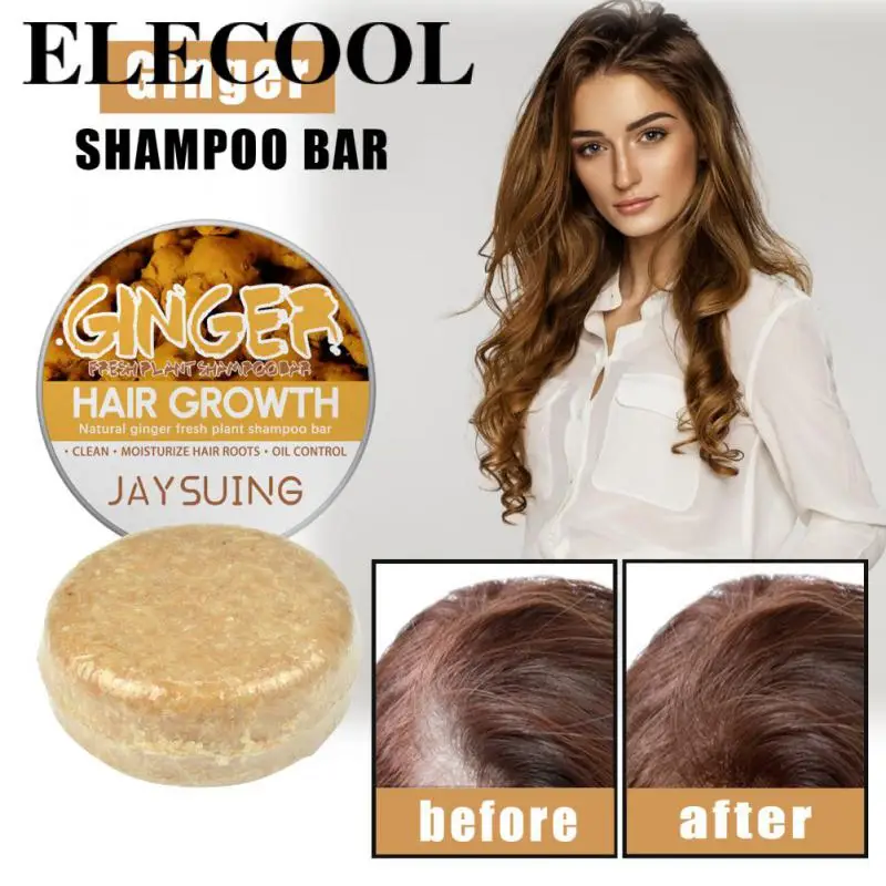 

Ginger Hair Shampoo Soap Cleaning Nourishing Scalp Dandruff Oil Control Anti Hair Loss Repair Damaged Hair Shampoos Hair Care