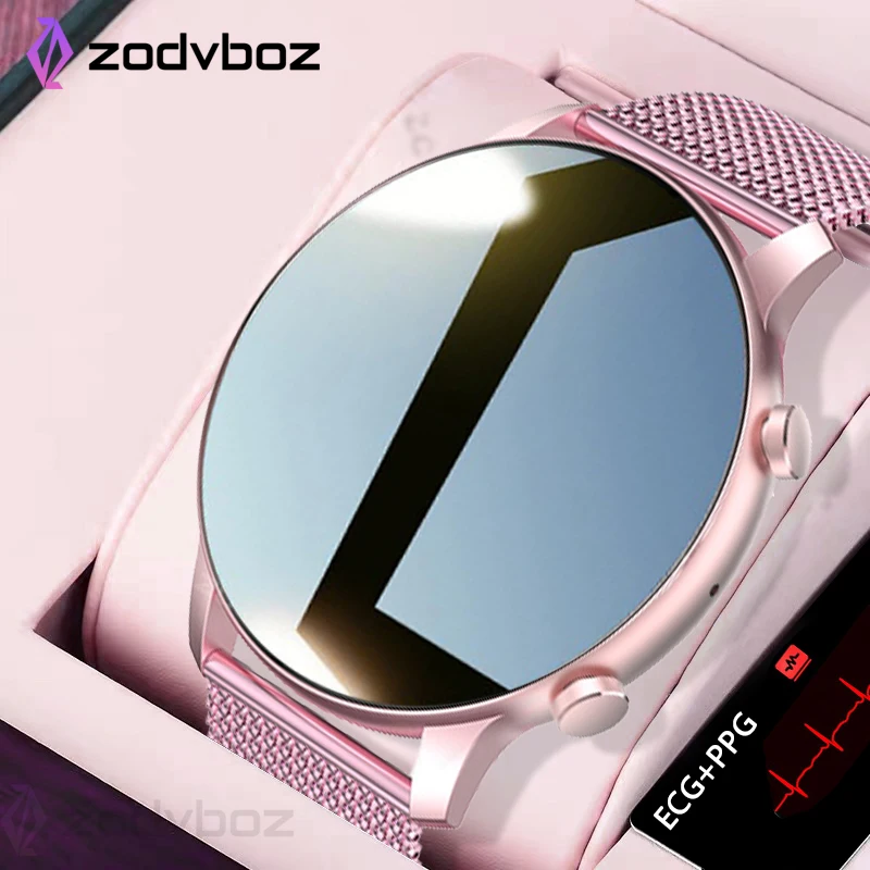 2022 Новая мода Bluetooth Ответ на вызов Смарт-часы женские Полный сенсорный набор вызова Фитнес-трекер IP67 Водонепроницаемые умные часы женские