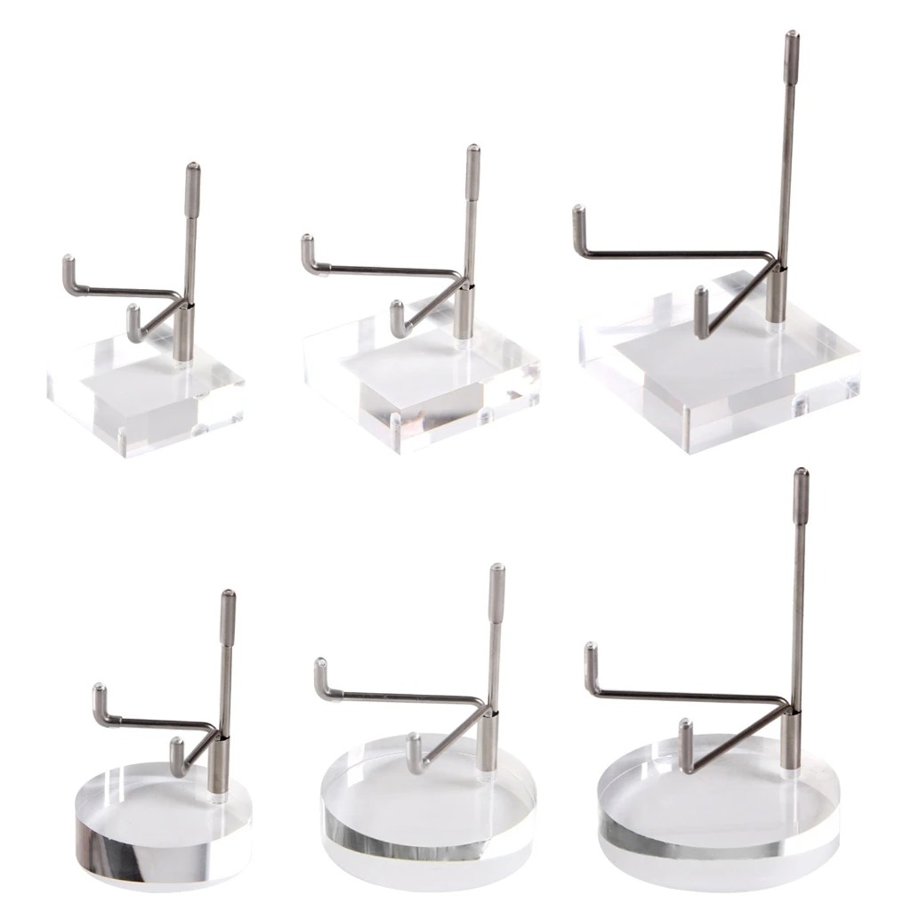 

Acrylic Easel Stand with Adjustable Metal Arms Display Rack for Displaying Crystal Mineral Agate Gemstones Collectibles Dropship