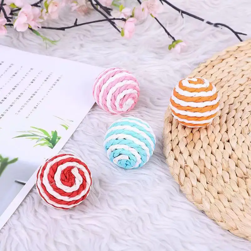 Игрушки для кошек произвольного цвета, набор из 4/6 предметов, мягкие ...