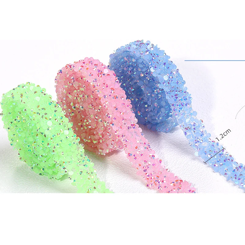 

5D Diamond Panting Creative Crystal Diamond Sticker Rhinestone Strip Selfadhesive Ribbon Diy Handmade Arts Crafts Decorations