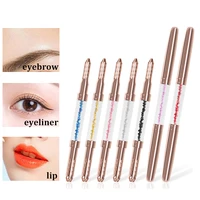 stainless steel double heads tebori manual tattoo microblading pen tattoo 1pcs high quality 3d permanent eyebrow lip line makeup
