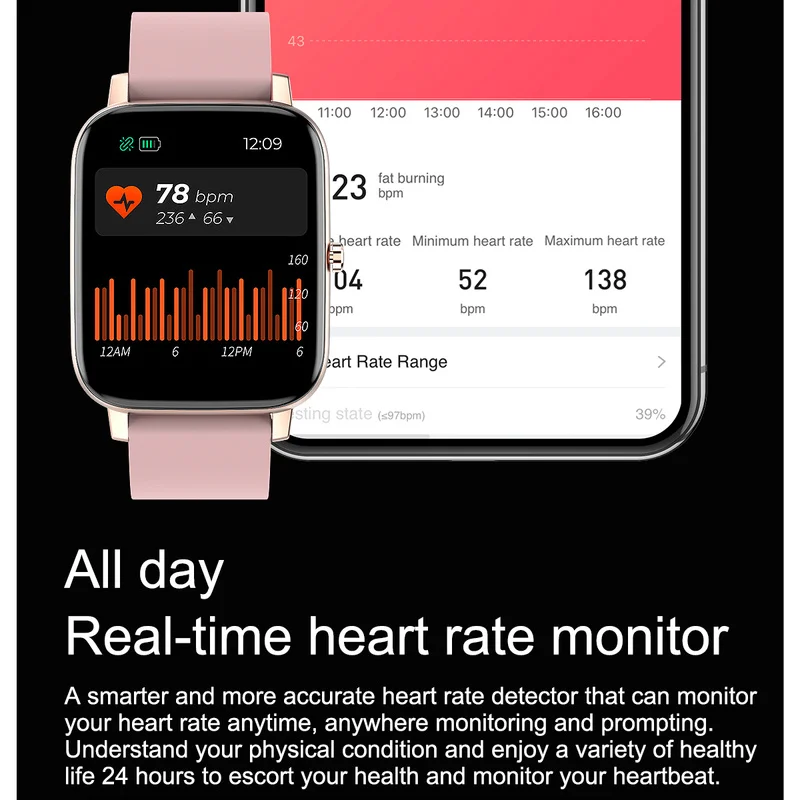 H80 Smart Watch Custom Face For Men Sports Bracelet Fitness Tracker Touch Screen Smartwatch Woman Bluetooth for IOS Android