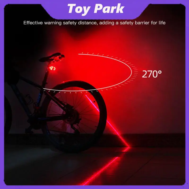 

7 Flashing Modes Bicycle Accessories Environmentally Friendly Abs Cycling Warning Lamp Waterproof 180° Adjustment Car Lights