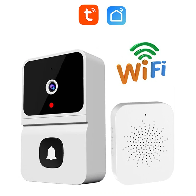 

Беспроводной дверной звонок Wi-Fi наружная камера HD дверной звонок для безопасности ночное видение видеодомофон с голосовым изменением для домашнего монитора дверной телефон