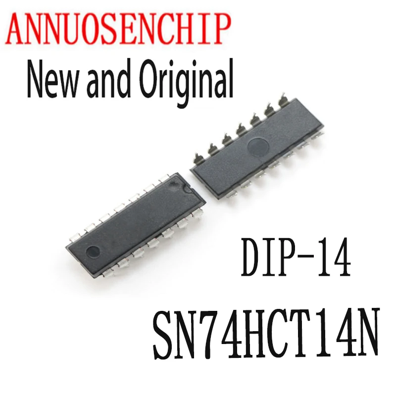 10 шт. Новый и оригинальный DIP14 SN74HCT14 74HCT14 DIP-14 74HCT14N DIP SN74HCT14N