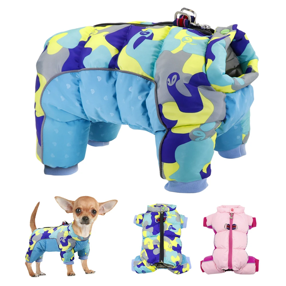 

Waterproof Winter Dog Clothes Thick Warm Dog Down Jacket Coat Pet Puppy Clothing Soft for Small Dogs Bulldog Chihuahua Yorkies