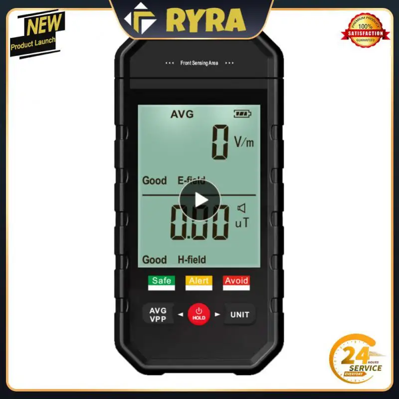 

1/2/3PCS KKM825 Electromagnetic Radiation Detector Electric Field Tester Magnetics Field Radio Test Sound Light Alarm EMF Meter