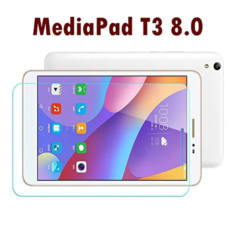 

Прозрачное закаленное стекло 9H, Защита экрана для Huawei Mediapad T3, 8 дюймов, зеркальная защита для Honor Play Pad 2 8,0 дюйма