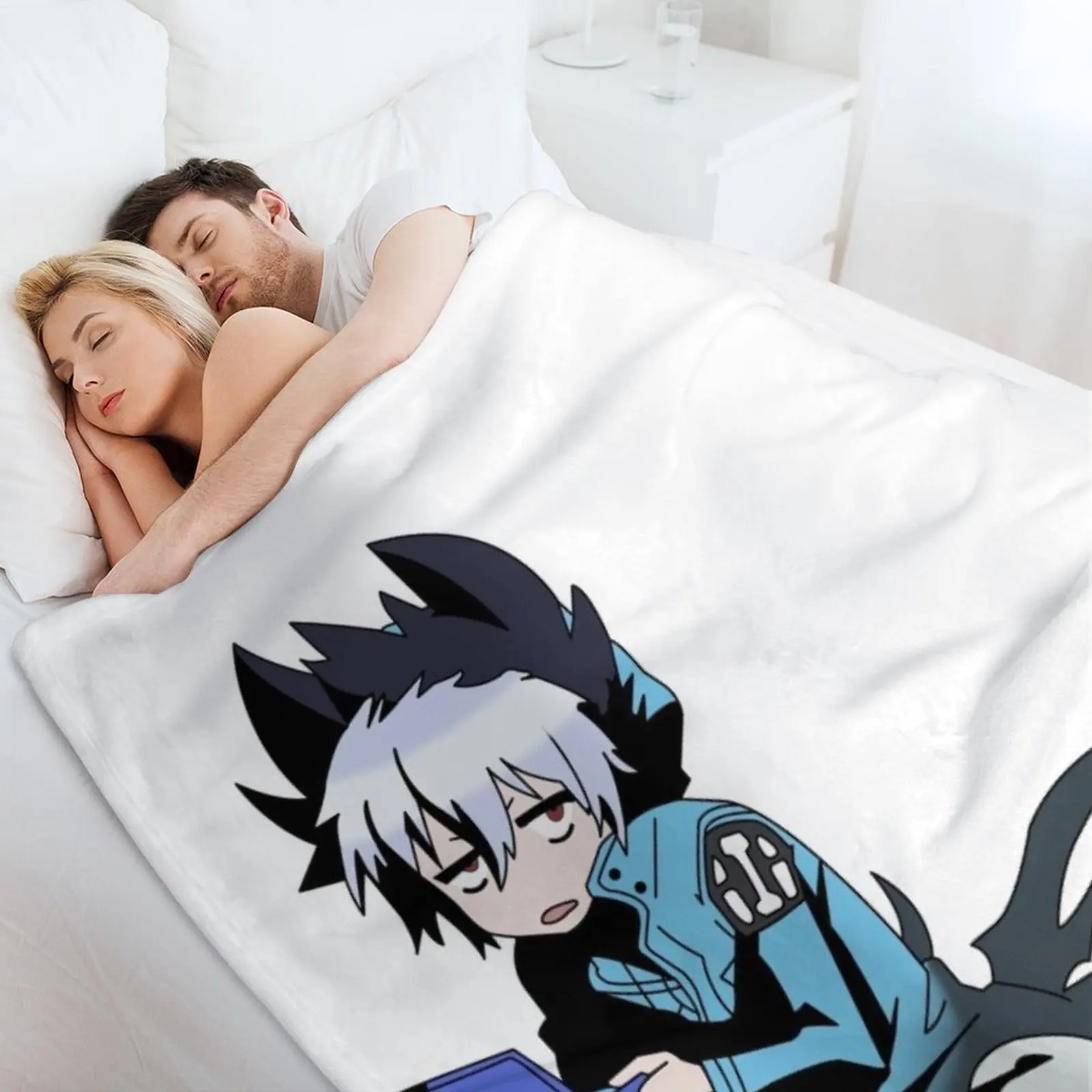 Одеяло Servamp Kuro Cute Sleepy Playing Games