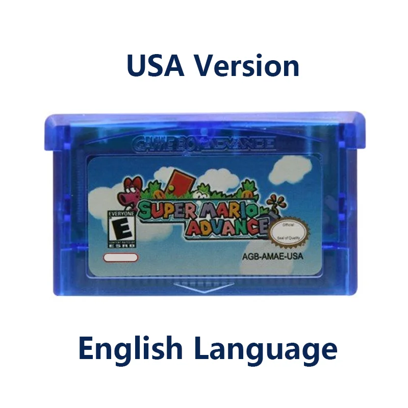 Игровой картридж серии Марио 32 бит для игровой консоли Карта Super Mario Advance Kart