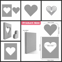 reusable stamping foam match clear acrylic stamp block to create reverse stamped backgrounds embossing paper cards heart cut