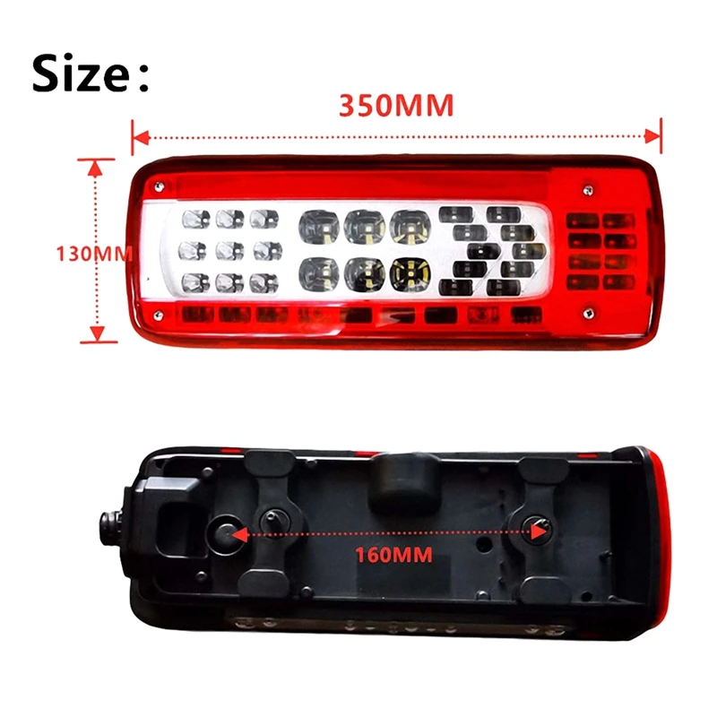 Задний тормоз для грузовика 24 В задний фонарь заднего хода Renault задние фонари Volvo