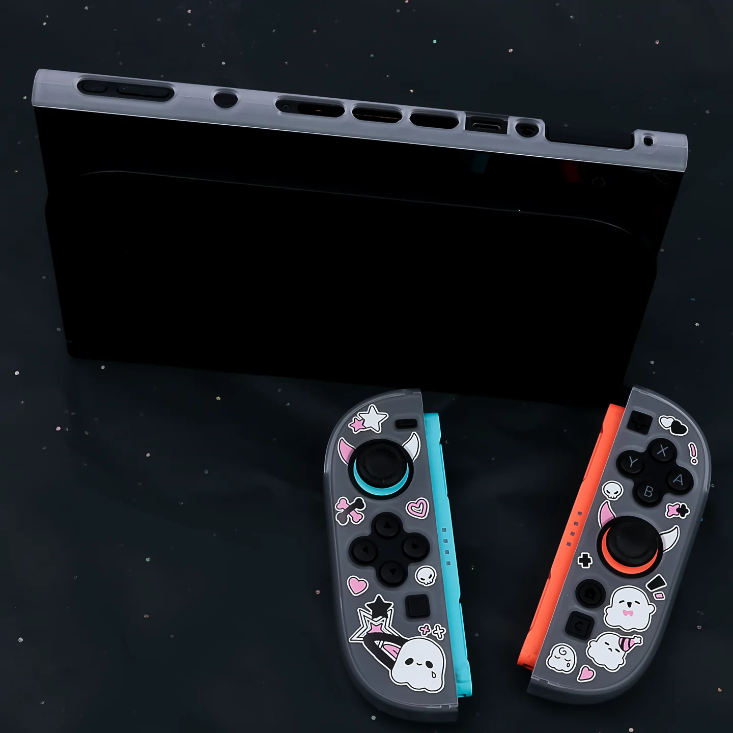Фото Оригинальный полупрозрачный жесткий чехол Sweet & Cool Ghost для Nintendo Switch 2 – съемный защитный корпус для новой консоли NS2 №5