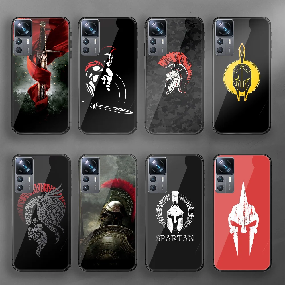 

Warrior Spartans Art Man Tempered Glass Phone Case Cover For Xiaomi Mi Poco X F 11 12 13 T 3 4 GT Pro Lite Ultra 5G