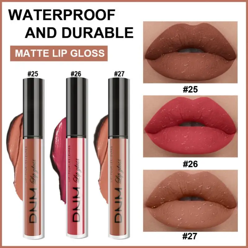 

Matte Waterproof And Sweat Resistant Fine And Smooth Texture Lip Makeup Lip Gloss Lipstick Pen High Color Rendering Lipstick