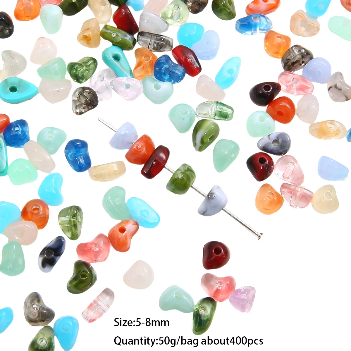 50 Г Акриловые Неокрашенные Маленькие Граненые Бусины Для Самостоятельного