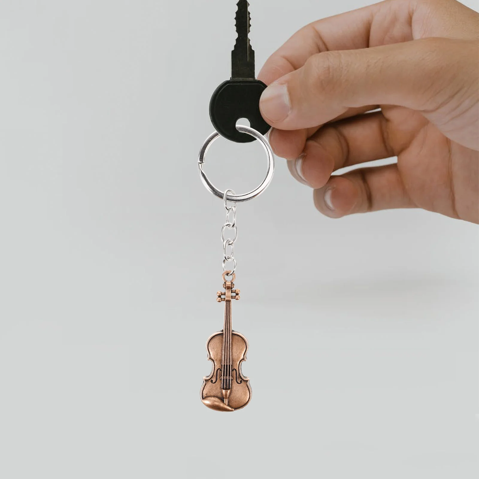 Брелок для гитары крошечный брелок скрипки декора сумки аксессуары подвеска
