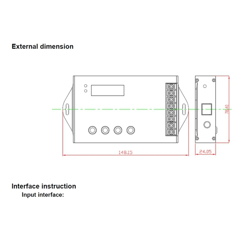 Программируемый фотоконтроллер постоянного тока 12 В 24 Wi-Fi красный/зеленый/синий 5