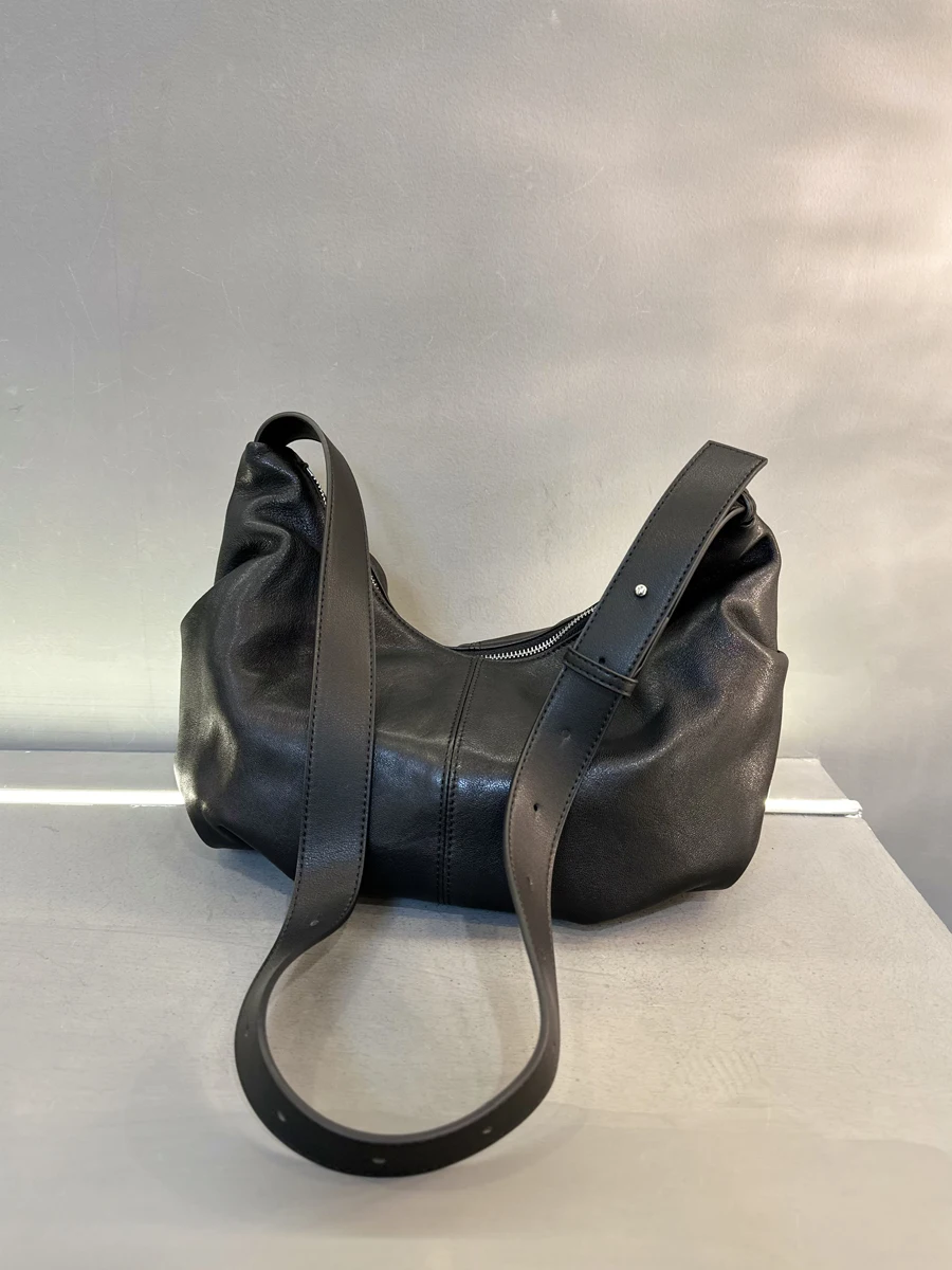 Цельнозерновая овчина дизайн корейская натуральная кожа круассан универсальная