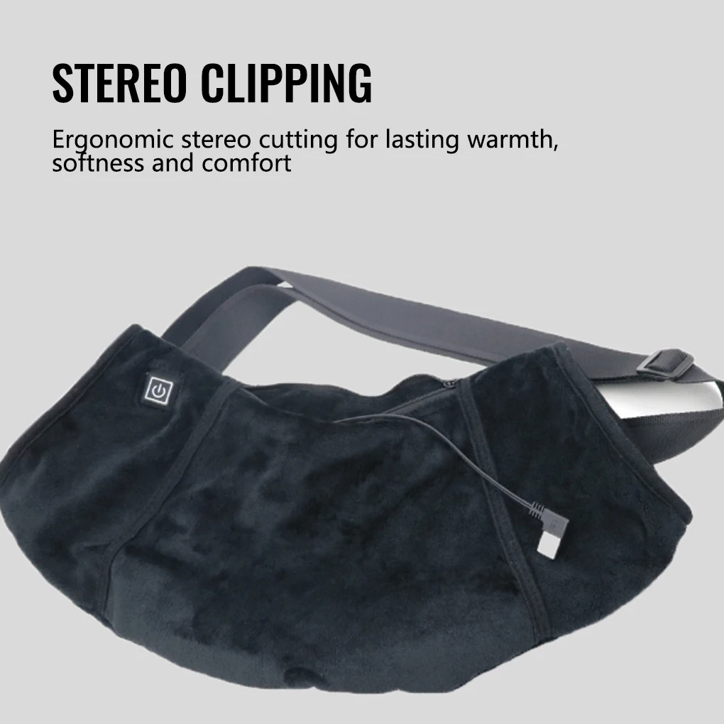 

Heated Handwarmer Electric Muff Adjustable Tieback USB Charging Warm Handbags Three Dimensional Cutting Thermal Glove Winter