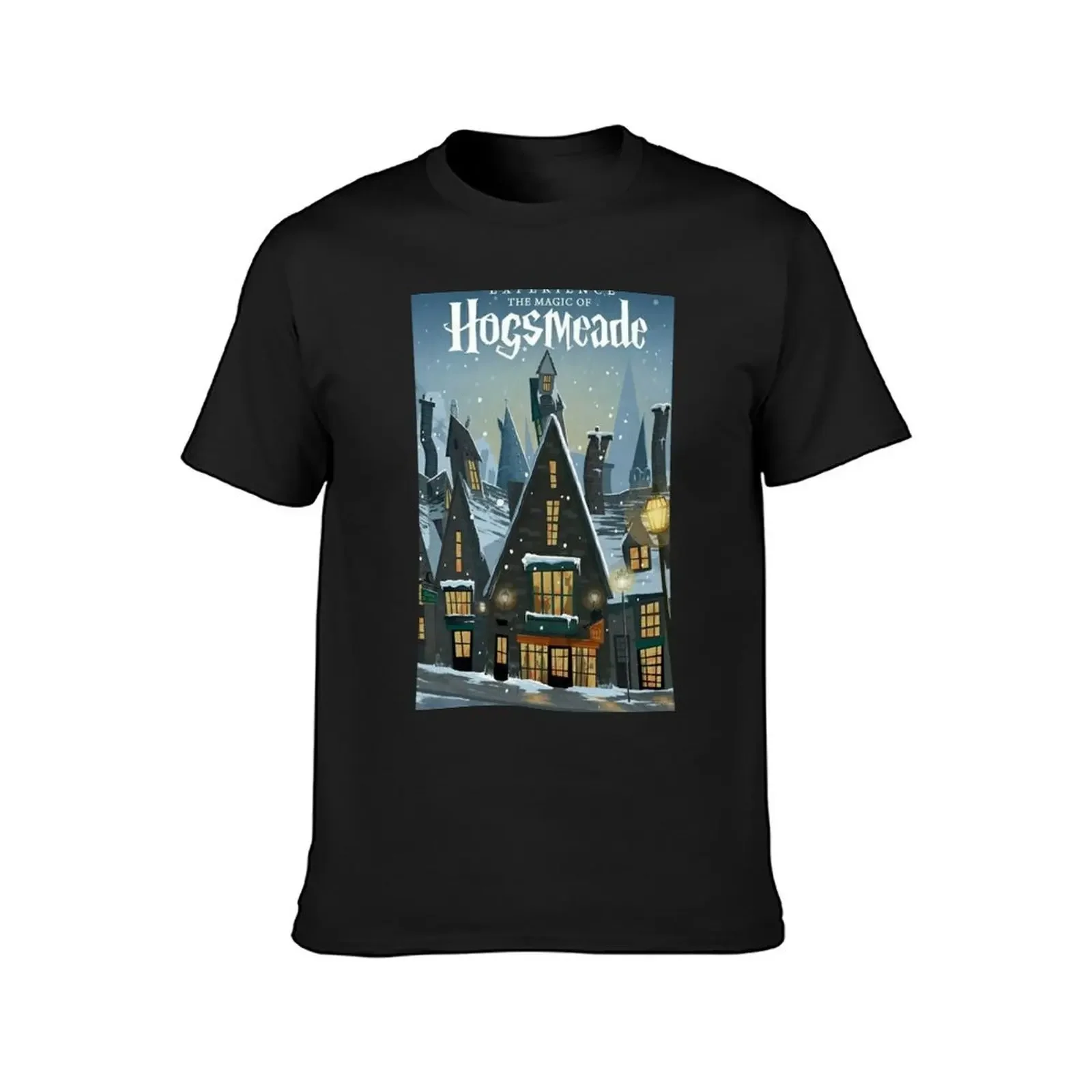 Футболка hogsmeade Аниме футболки новая версия футболок для мужчин