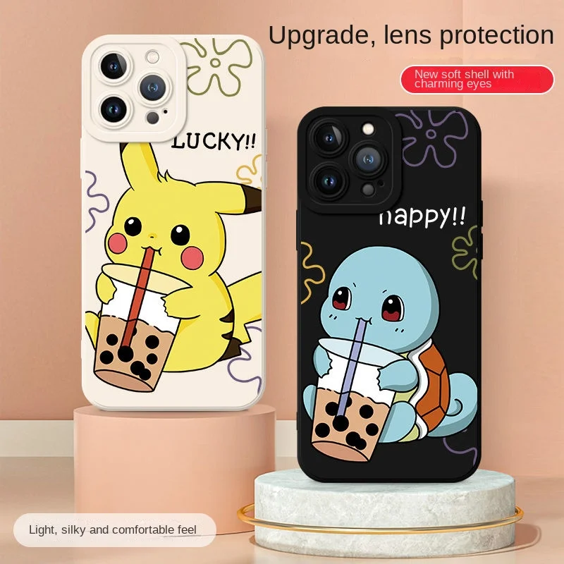 

Bandai Disney Cartoon All-Inclusive Shockproof Phone Case for Iphone 13 12 11 Pro Mini XS MAX 8 7 Plus X XR Silicone Soft Cover