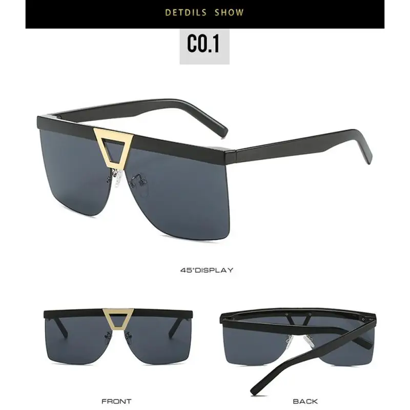 Мужские солнцезащитные очки в квадратной полуоправе Oculos De Sol 6 1 поляризационные