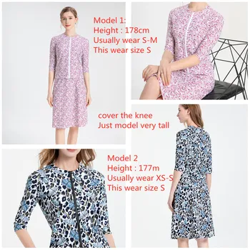 2023 summer woman clothing top + skirt print swim set 3/4 sleeve lycra fabric antistic coating and UPF50+ sun protective 3