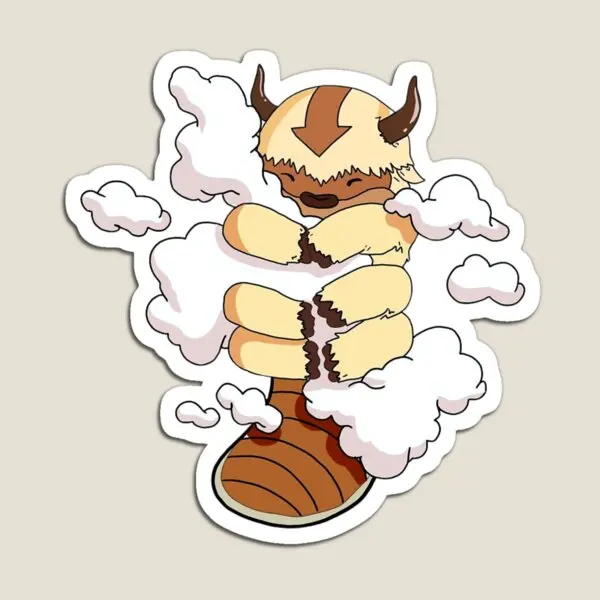 Appa With Clouds Avatar The Last Airben магнитный холодильник для детской фотосъемки красочные