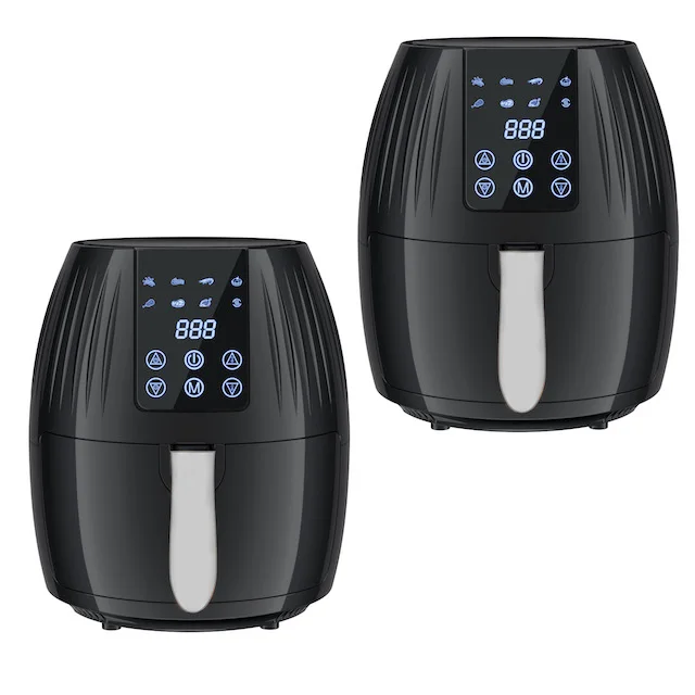 

oem hot air fryers oven deep oilless cooker no oil fumes digital air fryer 5.5L