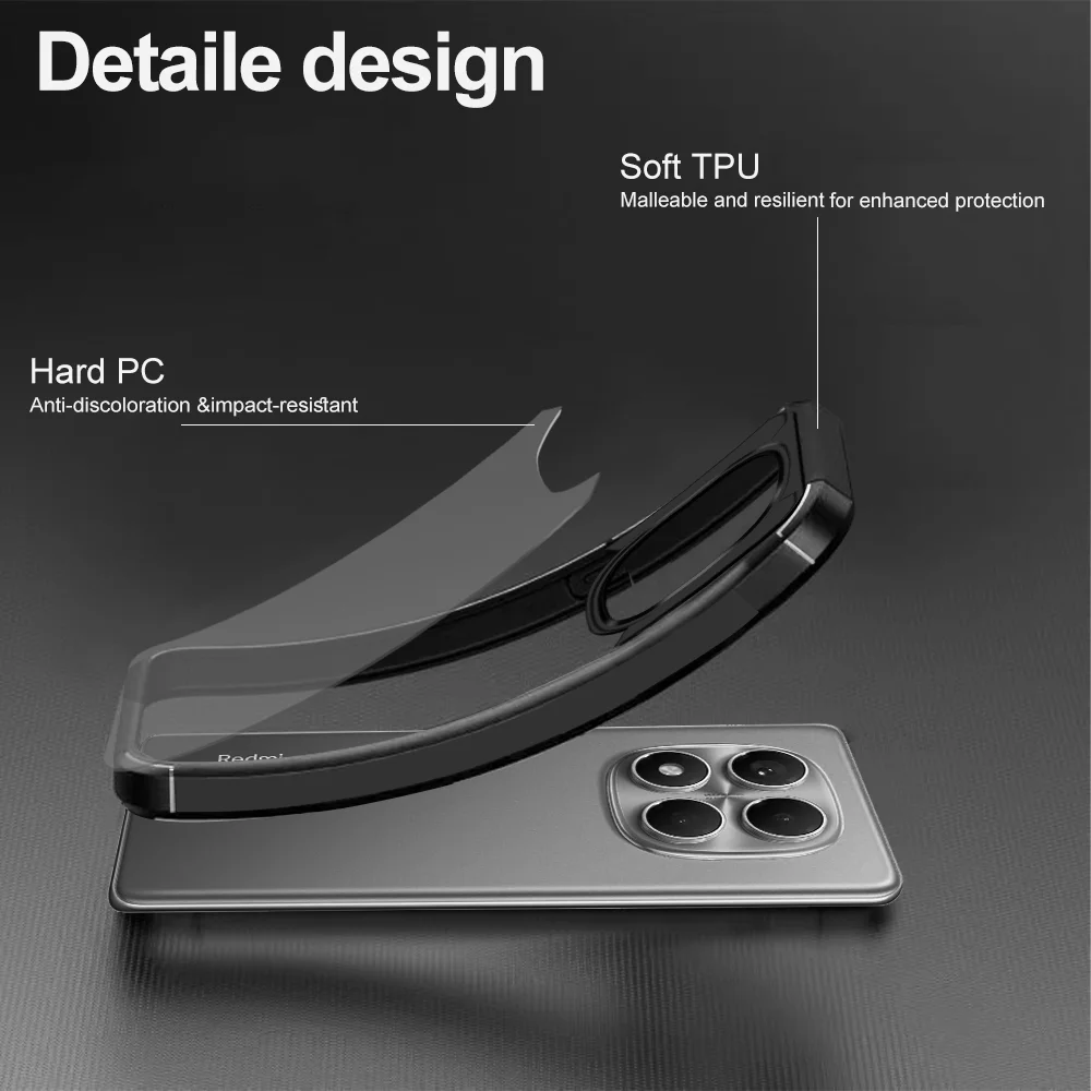 Роскошный защитный чехол для телефона Redmi Note 14 13 12 Pro Plus 11 10 5G 14C 13C A3 12C 10C 10A 9C