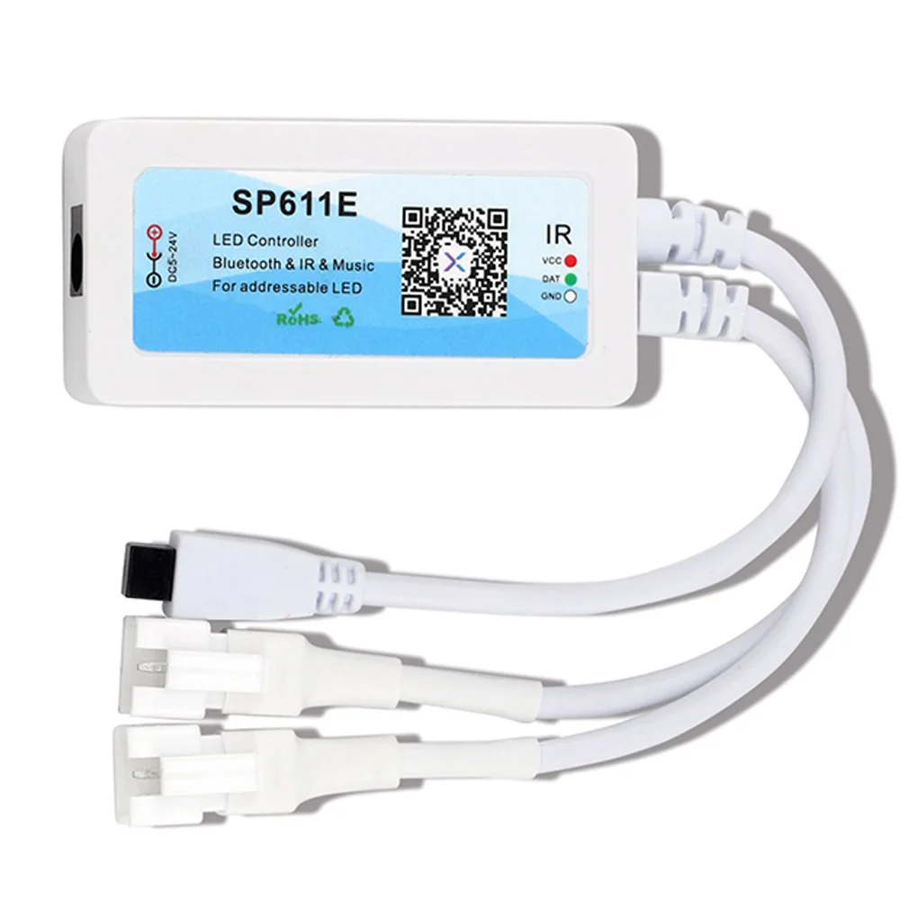 SP611E WS2812B WS2811 Bluetooth Музыкальный контроллер светодиодной ленты IR38 Клавиш