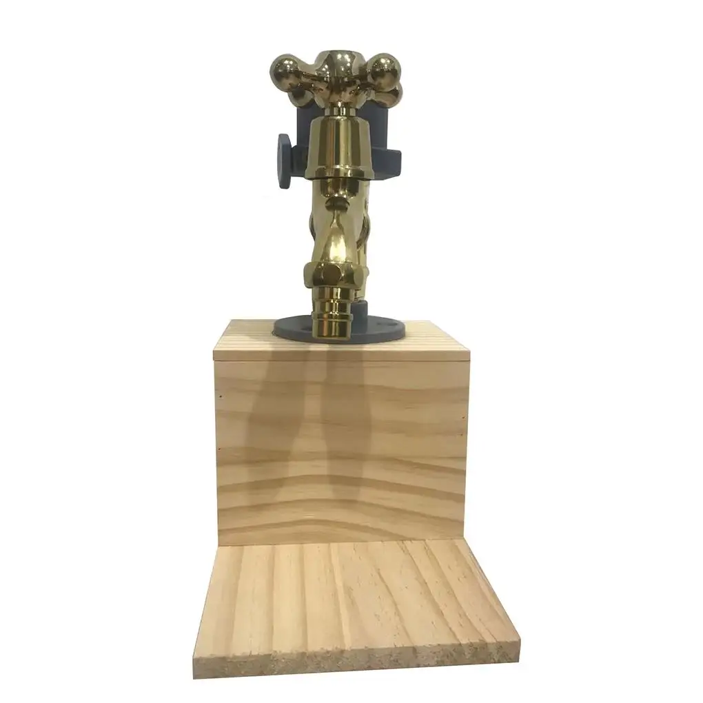 

Wooden Faucet Holder Wine Wood Dispenser Beverage Drink Water Whisky Beer Dispenser Rack For Party Dinners Bars Home Decoration