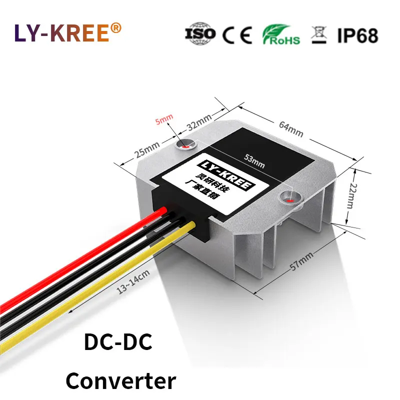 LY-KREE 60 В 72 80 до 5 А 8 10 понижающий преобразователь постоянного тока регулятор