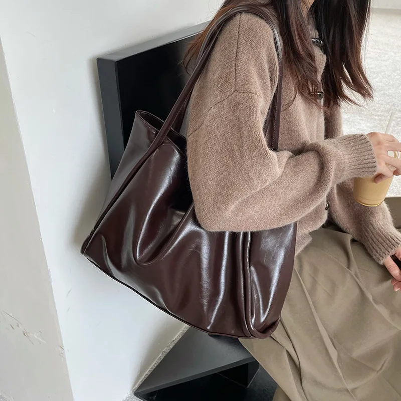 Korean Bag Women's 2023 Handbag Tote Bag Niche Design All-match Large-capacity One-shoulder Casual Armpit Bag  Ladies Hand Bags