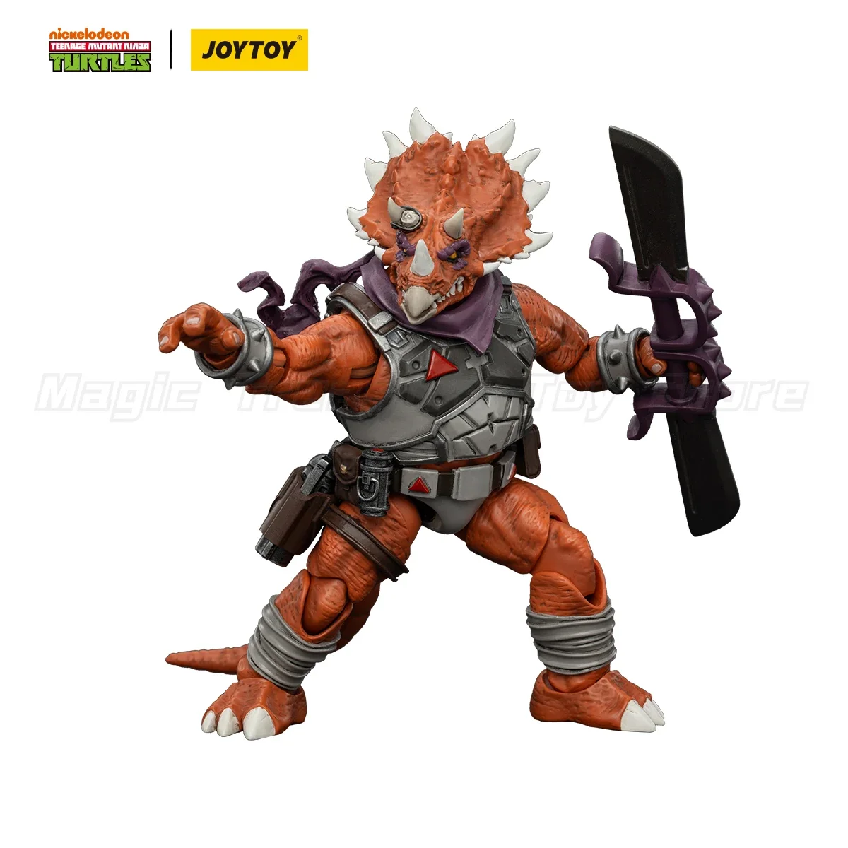 В наличии: Фигурка JOYTOY 118 TMNT-Captain Zorax Adjutant Zork Triceraton Infantryman, модель персонажа аниме. (art.: 3920dbda28d01) - 3920dbda28d01